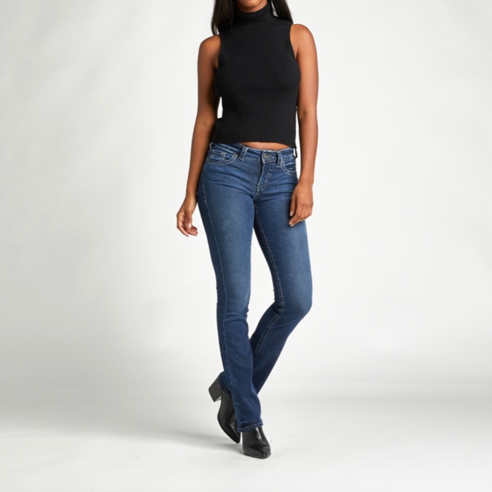 Silver Jeans Aiko Slim Boot Cut Jeans Dark Wash W29 L33